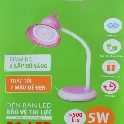 Đèn bàn LED cảm ứng bảo vệ thị lực Rạng Đông , Model RD-RL-31.LED