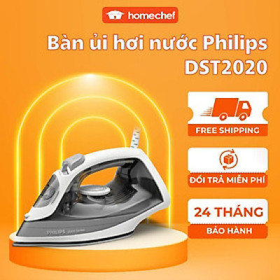 Bàn là, bàn ủi hơi nước Philips DST2020/80 2000W|Hàng Chính Hãng