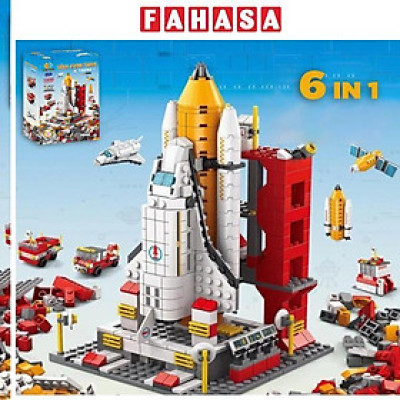 Đồ Chơi Lắp Ráp Tàu Con Thoi 6 Trong 1 - Space Shuttle - Toys&Joys 8832-1 (1000 Mảnh Ghép)