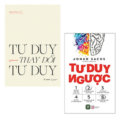 Combo 2 Cuốn Sách Hay Thay Đổi Tư Duy Để Thành Công-Tư Duy Thay Đổi Tư Duy+ Tư Duy Ngược