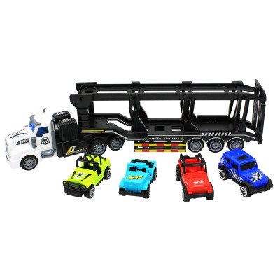 Đồ Chơi Xe Tải Vận Chuyển Điều Khiển Từ Xa Kèm 4 Xe Mô Hình - Vecto VT200-7