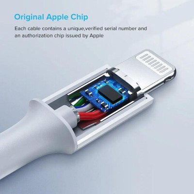 Ugreen UG10493US171TK 1M Màu Trắng Cáp USB Type C ra Lightning - HÀNG CHÍNH HÃNG