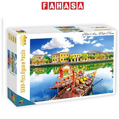 Bộ Tranh Ghép Hình Minh Châu - 60 x 80 cm (1500 Mảnh Ghép) - Hội An