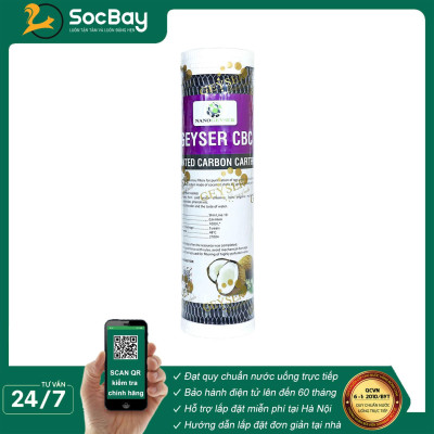 Lõi CBC Nano Geyser, Lõi lọc nước số 3 máy UF, NANO - Hàng Chính Hãng