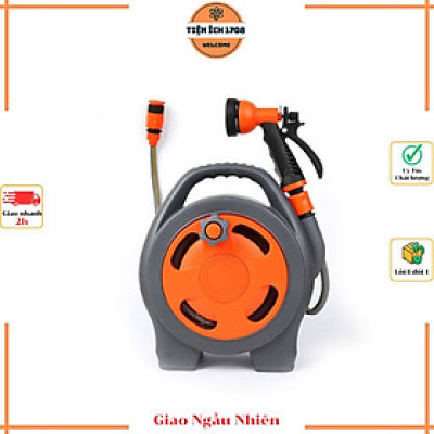 Bộ cuộn ống tưới 12m kèm vòi tưới 6 chế độ