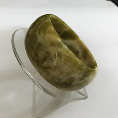 Vòng tay đá tự nhiên bản to cho nữ 3cm nhiều màu cẩm thạch Việt Nam VONGCAMTHACH3CM