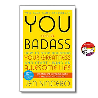 Sách - You Are a Badass by Jen Sincero | Bestseller Self-help English Book | Sách ngoại văn