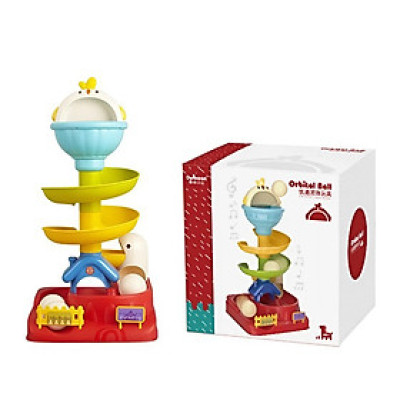 DM620W - DUMOON - Đồ chơi tháp xoay bóng cho trẻ, Trò chơi xoay bóng thú vị Chicken Lays