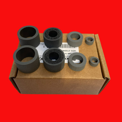 Bộ cao su kéo giấy cho máy Scan HP 2000S2/ 3000S4/ 4000S1/ N4000/ Brother ADS2200/ 2500/ 2700 ( Bộ 8 chi tiết ) Hàng nhập khẩu