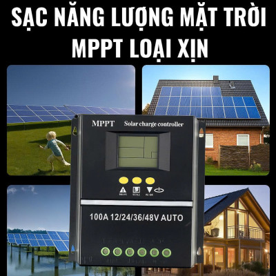 Bộ Sạc Năng Lượng Mặt Trời 80A MPPT Tự Động – Siêu Bền, Bảo Vệ Toàn Diện, Hiệu Suất 99%