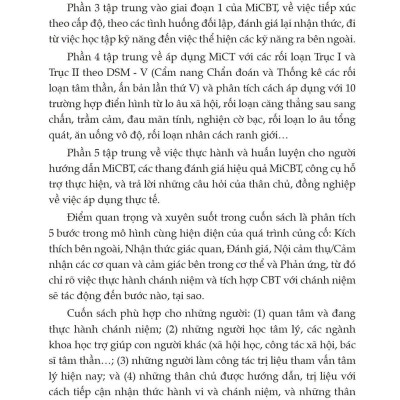 Sách - Trị Liệu Nhận Thức Hành Vi Tích Hợp Chánh Niệm - Nguyên Tắc Và Thực Hành