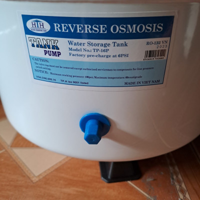Bình Áp Thép 10 Lít RO - Bình Áp Thép Không Gỉ 10L Cho Hệ Thống Lọc Nước RO - Bảo Hành 1 Năm Với Lỗi Nhà Sản Xuất