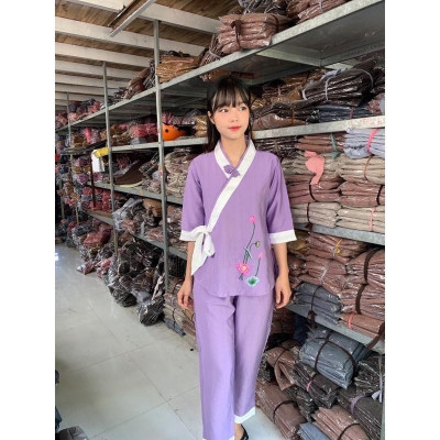 ĐỒ LAM ĐI CHÙA  Xéo Nơ Hoa Sen Tơ