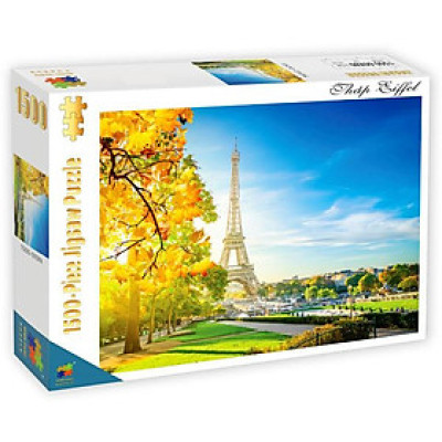 Bộ Tranh Ghép Hình Minh Châu - 60 x 80 cm (1500 Mảnh Ghép) - Tháp Eiffel