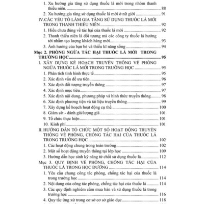 Sách Tài Liệu Tuyên Truyền Phòng Chống Tác Hại Của ThuốcLá, ThuốcLá Điện Tử Và Các Tệ Nạn Xã Hội Khác Trong Nhà Trường - V2528T