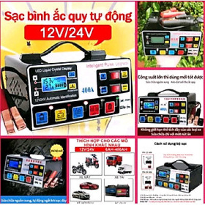 1 SẠC BÌNH ẮC QUY 12V-24V 400A SẠC 150A CHỐNG NGƯỢC CHẬP CHẬP