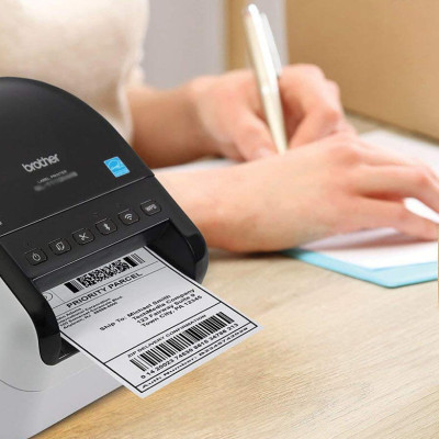 Nhãn Bế, Giấy Decal Brother DK-11202 (62mm x100mm x 300 Nhãn) - Hàng chính hãng