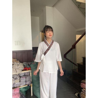 ĐỒ LAM ĐI CHÙA Mẫu Lụa Pháp