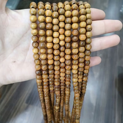 Vòng Tay Chuỗi Niệm Phật 216 Hạt Gỗ Bách Xanh - Gỗ Thơm ( Mian .vn )