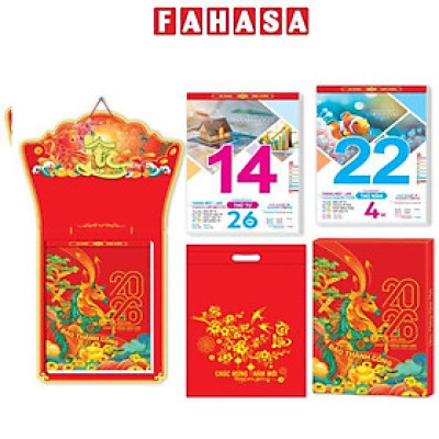 Lịch Bloc Cực Đại 2026 - Mã Đáo Thành Công - Lộc - Hoa Niên HN04