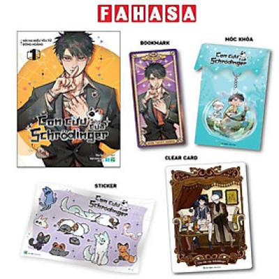 Sách - Con Cừu Của Schrödinger - Tập 1 - Bản Sưu Tầm - Tặng Kèm Bookmark Hai Mặt + Móc Khóa Acrylic + Clear Card + Sticker