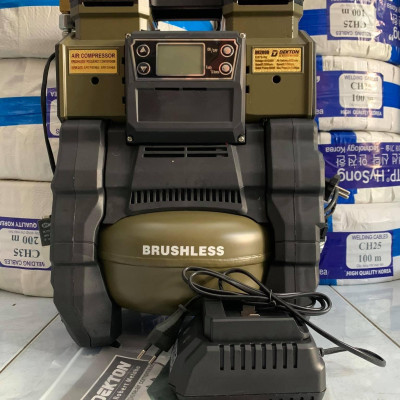 MÁY NÉN KHÍ (220V/50HZ VÀ PIN 18V) 500W 6L DEKTON DK-2090 - HÀNG CHÍNH HÃNG