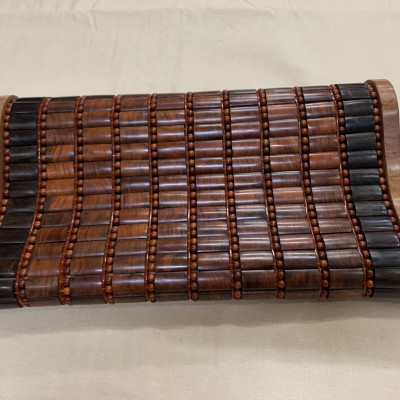 Gối Công Thái Học - Gối Hạt Gỗ Trắc Miếng ( video , hình thật )