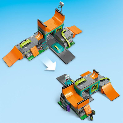 Đồ Chơi Lắp Ráp Công Viên Trượt Ván Lego City 60364 (454 chi tiết)