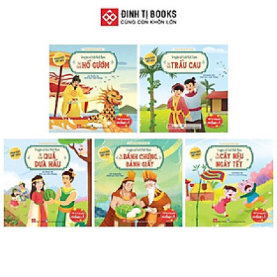 Sách - Truyện Cổ Tích Việt Nam - Song Ngữ Việt - Anh - Với Trang Gấp Khổng Lồ - Đinh Tị Books