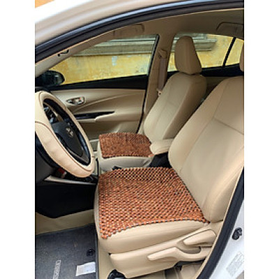 Lót Ghế Xe Ô Tô Hạt Gỗ Hương ( hình thật - hàng kỹ )