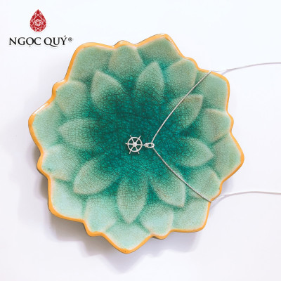 Dây chuyền bạc mặt bánh lái - Ngọc Quý Gemstones