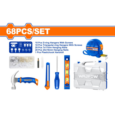 BỘ 68 MÓN DỤNG CỤ TREO TRANH WHS2B68 WADFOW - HÀNG CHÍNH HÃNG