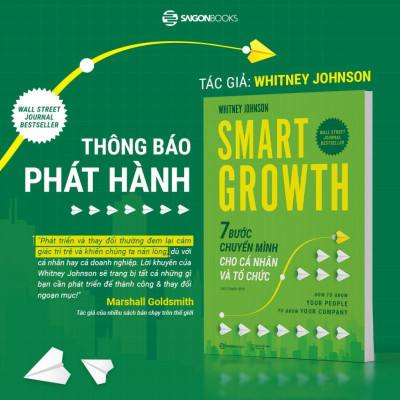 Sách - Smart Growth - 7 Bước Chuyển Mình Cho Cá Nhân Và Tổ Chức - Saigon Books