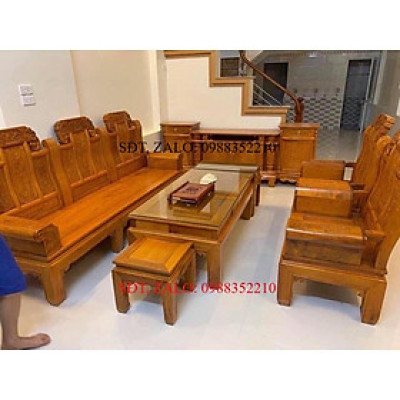 ️ Combo bộ ghế hộp âu á gõ đỏ và kệ cột nho gỗ gõ