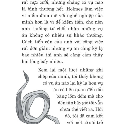 Tuyển Tập Sherlock Holmes - Những Bí Mật Và Báu Vật Bị Đánh Cắp - Dải Băng Lốm Đốm