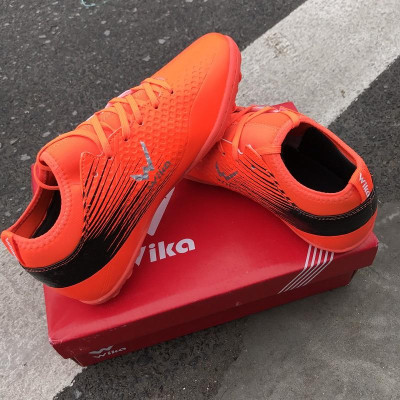 Giày bóng đá  Wika Flash cổ thun cam cao cấp 2022-2023