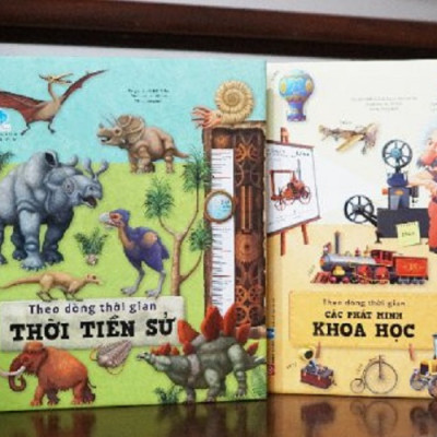 Sách thiếu nhi - Theo Dòng Thời Gian - Thời Tiền Sử (Bìa cứng)