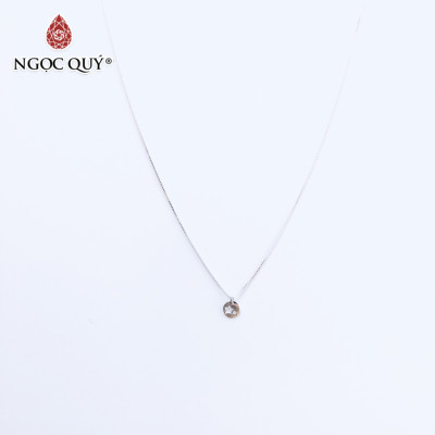 Dây chuyền bạc mặt 2 ngôi sao - Ngọc Quý Gemstones