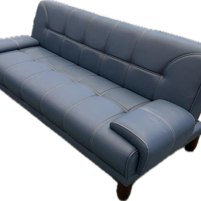 Sofa giường xuất khẩu 1m9 bọc da Juno Sofa màu Vintage xám xanh sang trọng