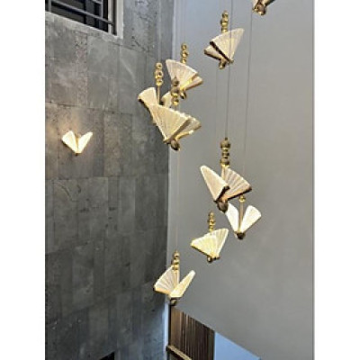 Đèn thả bướm tô điểm phòng ngủ, bàn ăn,đèn phòng khách, đèn thả thông tầng DT