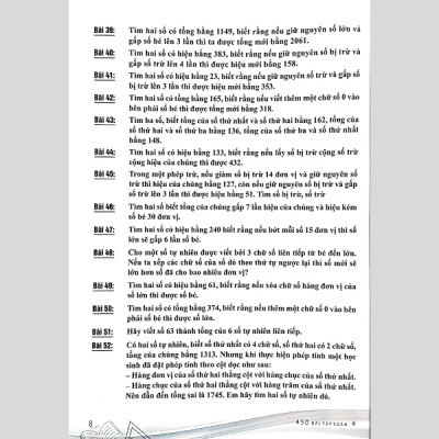 450 Bài Tập Toán Lớp 4 - Bồi Dưỡng Học Sinh Khá Giỏi (Theo Chương Trình Giáo Dục Phổ Thông Mới)