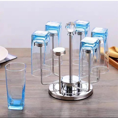 Giá Úp Cốc INox cao cấp Xoay 360 độ (hàng xuất Đức )