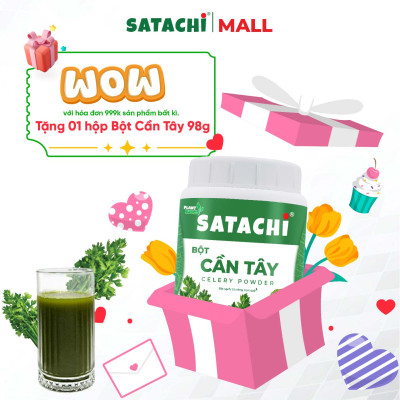 Viên Bột Tía Tô Nguyên Chất SATACHI – 100% Lá Tía Tô – Dạng Viên Tiện Lợi – Hộp 180 viên