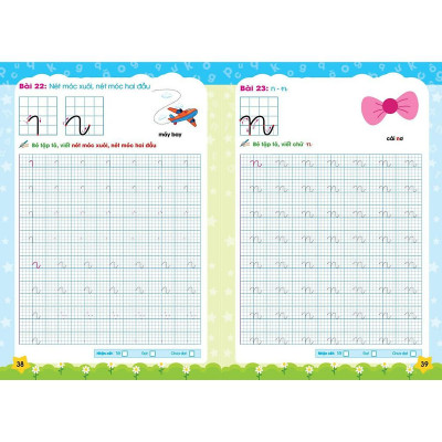 Sách - Bé khởi đầu tập viết giúp bé viết chữ cỡ to theo nhóm- Phiên bản mới nhất cho trẻ từ 4-6 tuổi