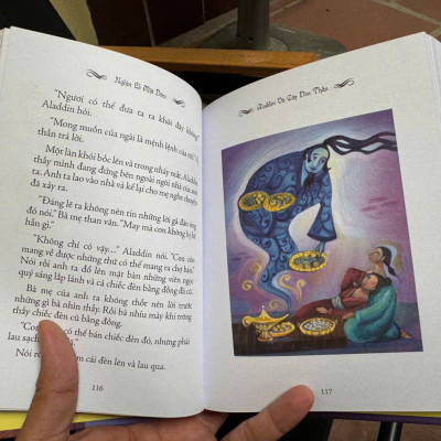 (Bìa cứng in màu) IILUSTRATED CLASSICS - NGHÌN LẺ MỘT ĐÊM – Nhiều tác giả – Mai Loan dịch – Đinh Tị Books – NXB Thanh niên