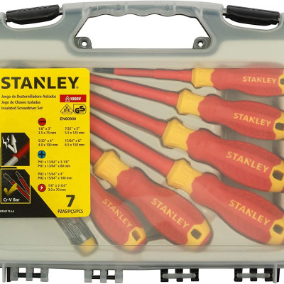 BỘ 7 CÂY VÍT CÁCH ĐIỆN 1000V STANLEY STMT60175 - HÀNG CHÍNH HÃNG