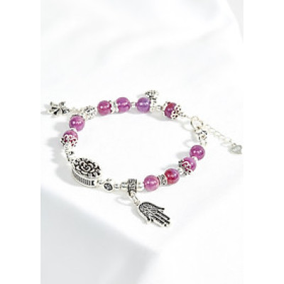 Vòng tay ruby phối charm túi tiền bạc Ngọc Quý Gemstone