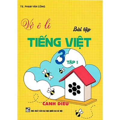 Sách - Vở Ô Li Bài Tập Tiếng Việt Lớp 3 - Tập 1 - Bám Sát SGK Cánh Diều - Hồng Ân