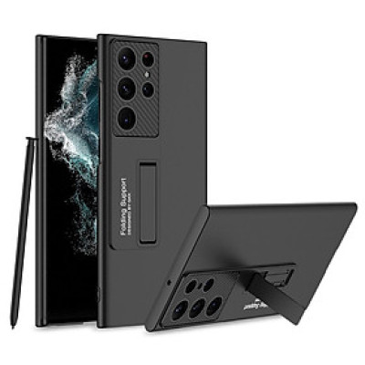 Ốp lưng chống sốc kiêm giá đỡ cho Samsung Galaxy S24 Ultra hiệu Likgus Ultra-Thin Bracket Shell chống sốc cực tốt, chất liệu cao cấp, kiêm giá đỡ cho điện thoại - Hàng nhập khẩu