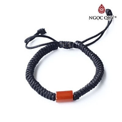 Vòng thắt dây đen đá thiên nhiên - Ngọc Quý Gemstones